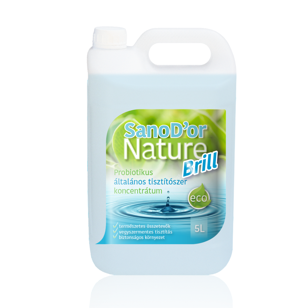 SanoD’or Nature Brill- Egészséges Általános Tisztítószer Koncentrátum – 5 liter