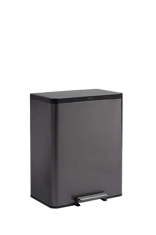 Rubbermaid Elite step-on rozsdamentes acél szemetes - 60L