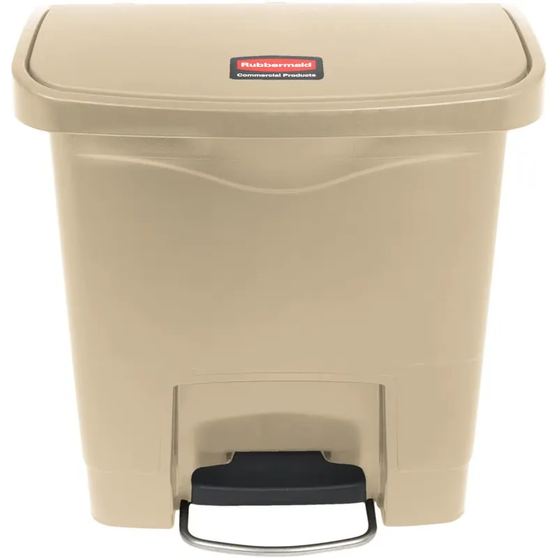 Rubbermaid Step-On keskeny pedálos szemetes kuka-15L-bézs