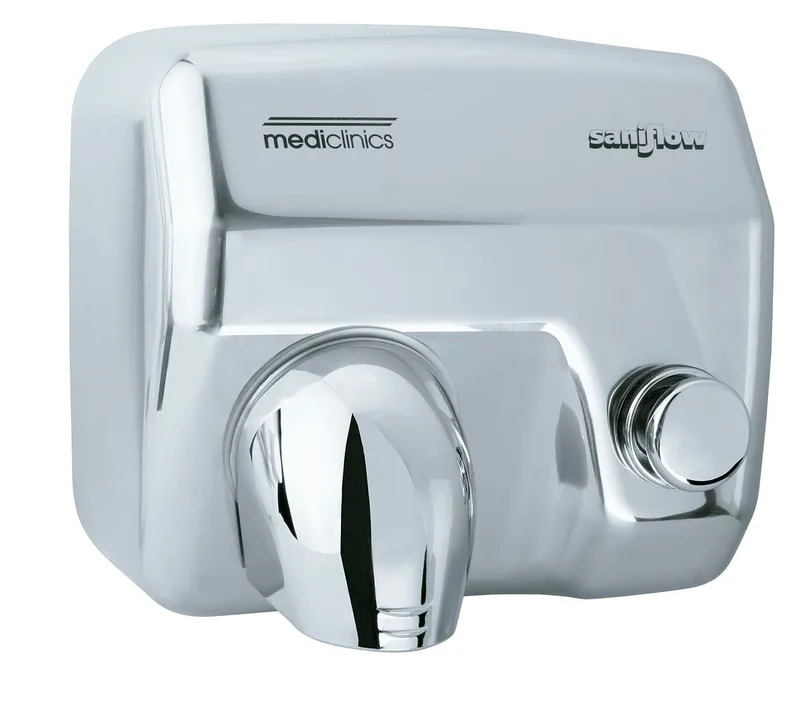 Mediclinics saniflow nyomógombos kézszárító-fényes