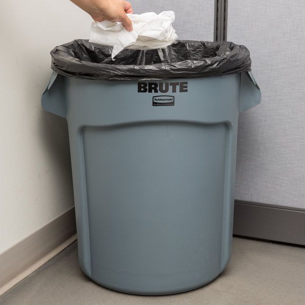 Rubbermaid Brute törhetetlen szemetes 75,7L-szürke