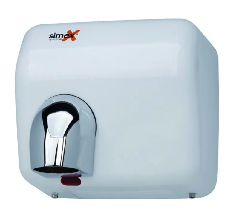 Simex Inoxflow automata kézszárító, fehér színben