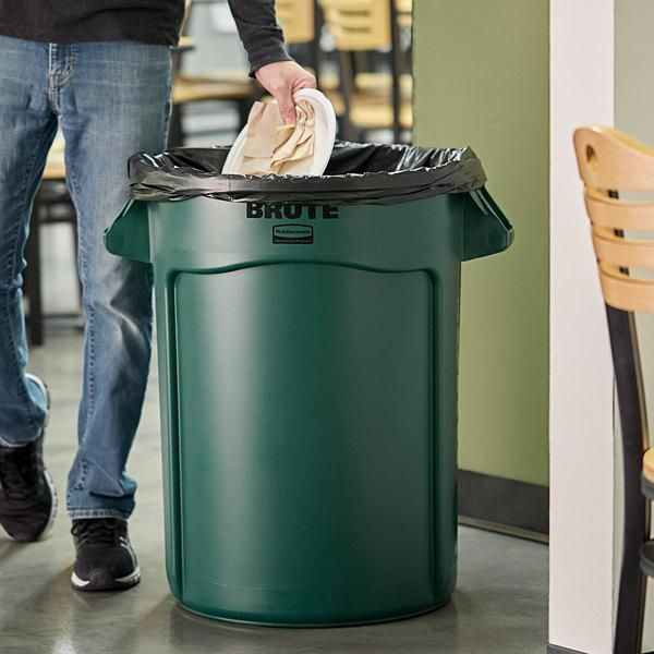 Rubbermaid Brute törhetetlen szemetes 121.1L - zöld