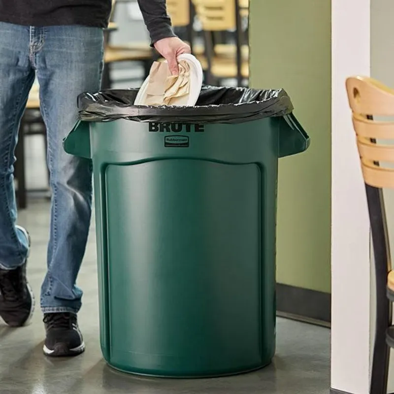 Rubbermaid Brute törhetetlen szemetes 121.1L - zöld