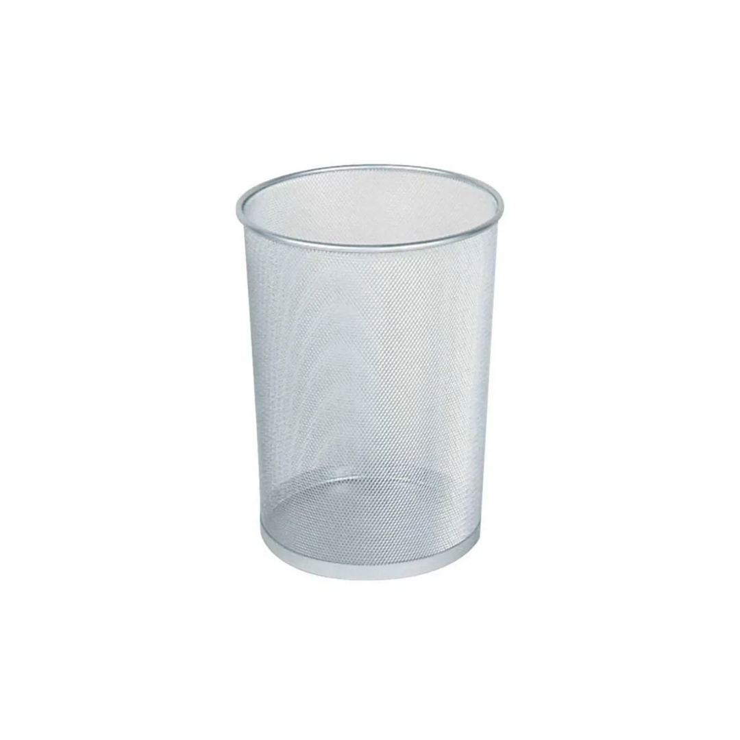 Rubbermaid papírkosár, fémhálós 19L, ezüst