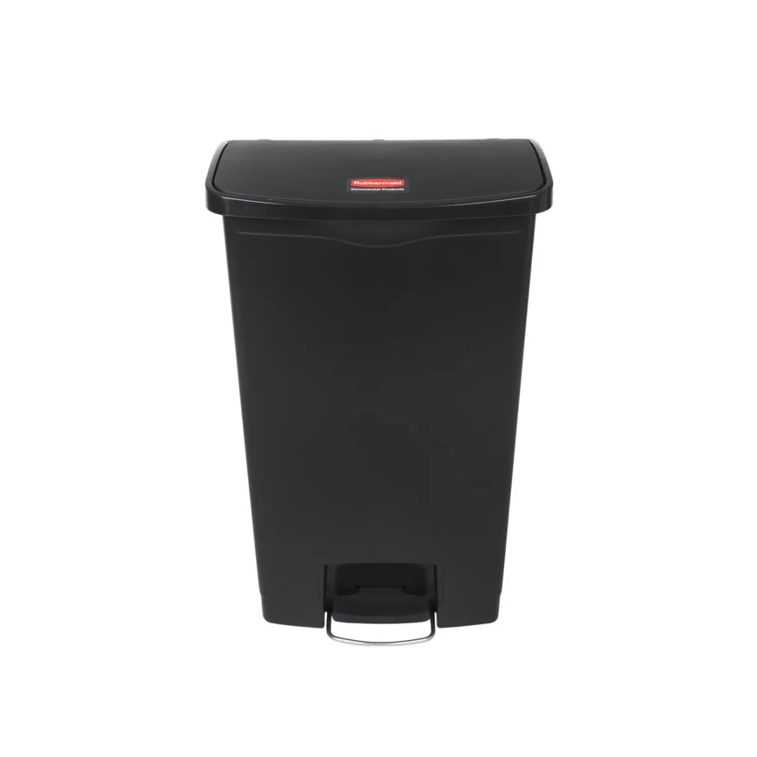 Rubbermaid Step-on keskeny pedálos szemetes kuka- 68L-fekete