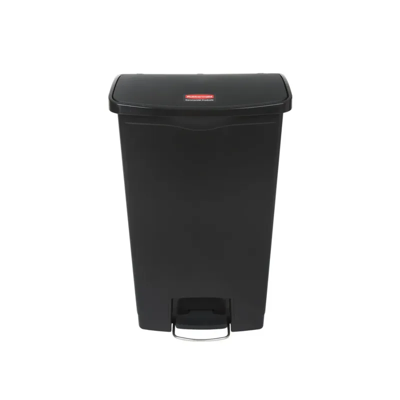 Rubbermaid Step-on keskeny pedálos szemetes kuka- 68L-fekete