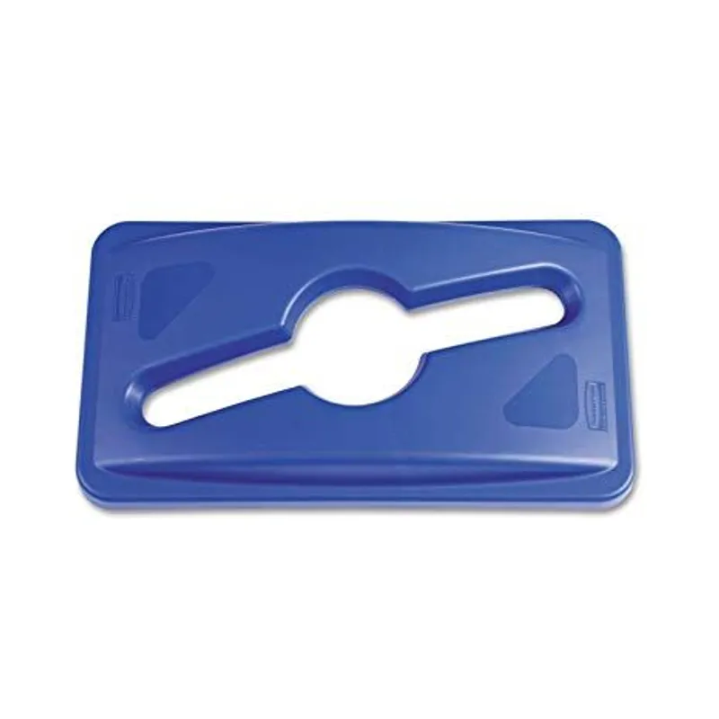 Rubbermaid Slim Jim szemetes kuka tető- két féle bedobónyílással- kék