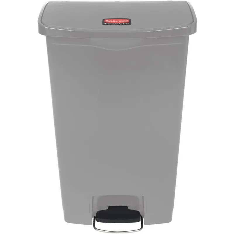 Rubbermaid Step-on keskeny pedálos szemetes kuka-szürke- 68L