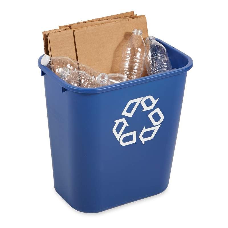 Rubbermaid 26,6 literes szelektív jellel ellátott műanyag szemetes kuka