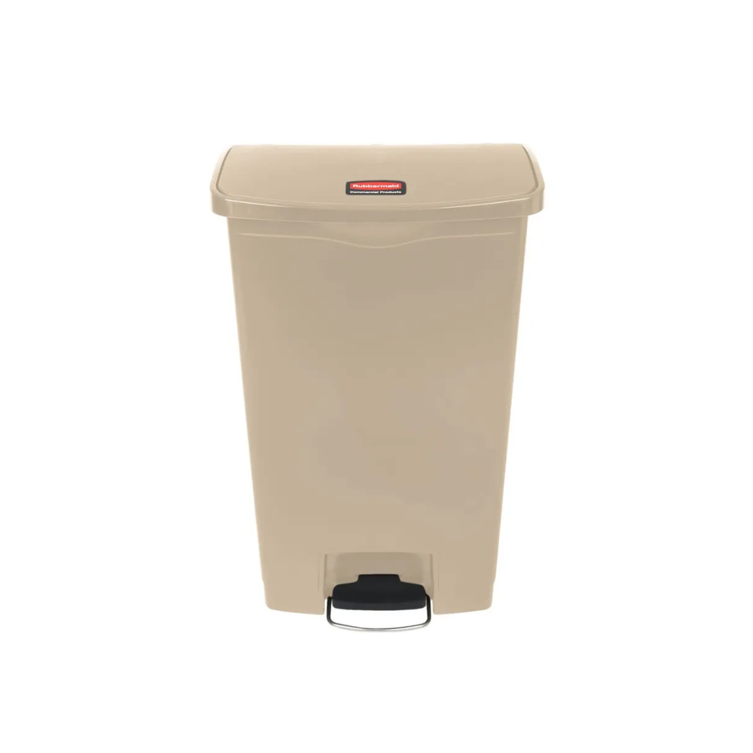 Rubbermaid Step-on keskeny pedálos szemetes kuka- 68L -bézs