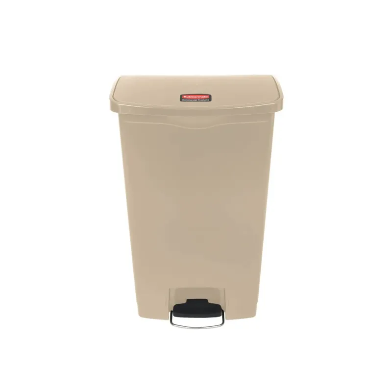 Rubbermaid Step-on keskeny pedálos szemetes kuka- 68L -bézs