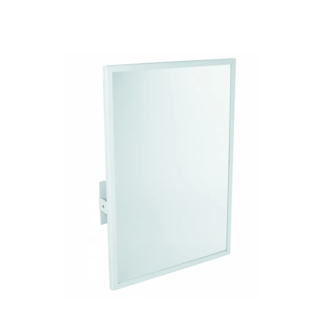 Mediclinics dönthető tükör acél kerettel- 700x500 mm- fehér