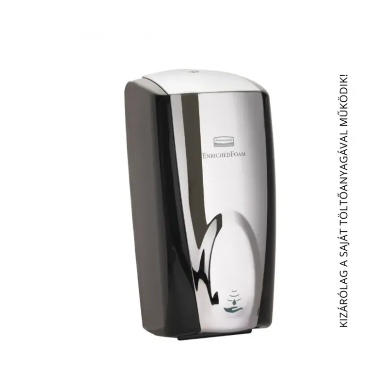 Rubbermaid 1,1L-es automata hab fertőtlenítő adagoló/szappan adagoló króm-fekete
