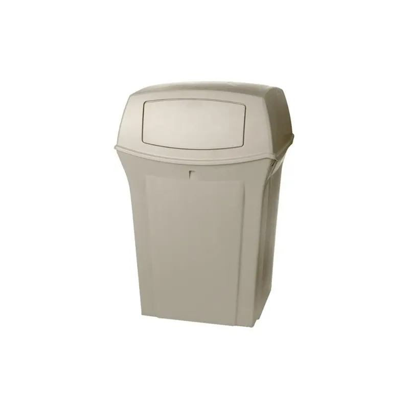 Rubbermaid Ranger kültéri szemetes, zárt 170,3L bézs