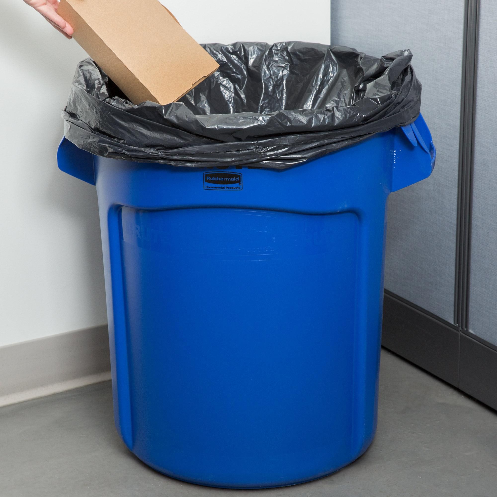 Rubbermaid Brute törhetetlen szemetes 75,7L-kék ( kartonos)