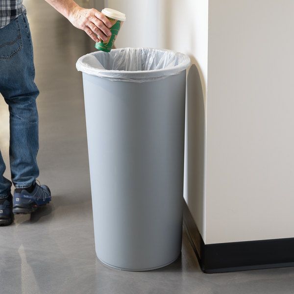 Rubbermaid Irodai szemetes  kör alakú, 83L, szürke ( 4 db / karton)