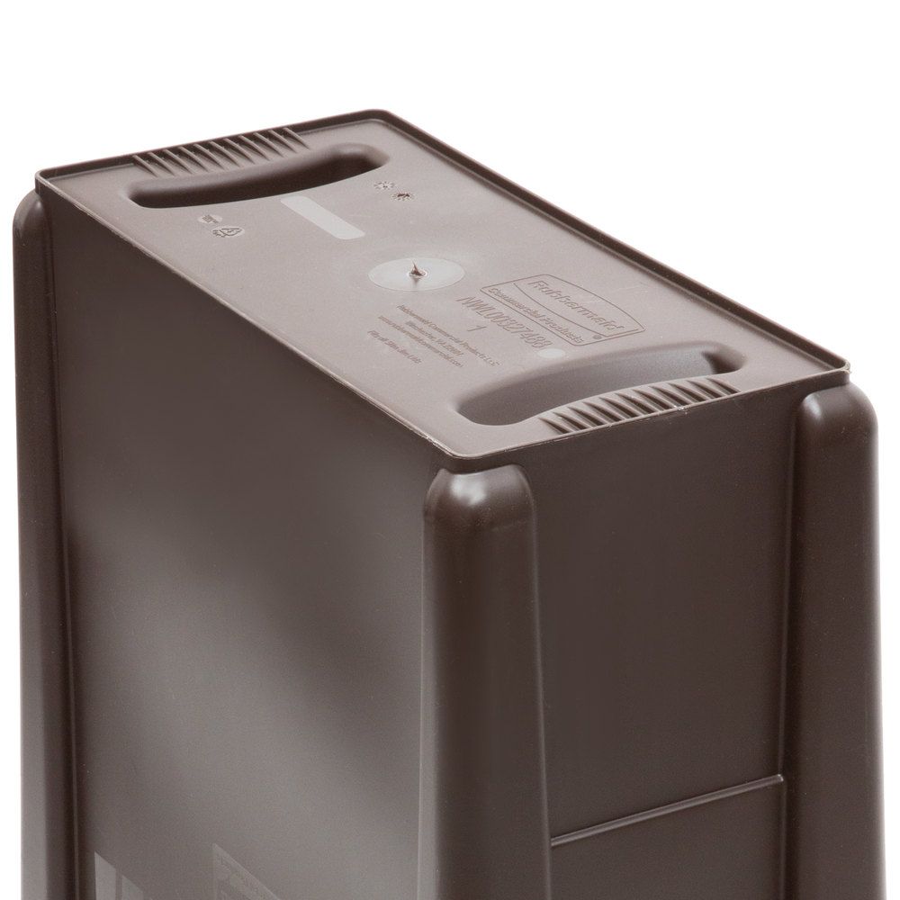 Rubbermaid Slim Jim keskeny szemetes kuka 60 literes-barna