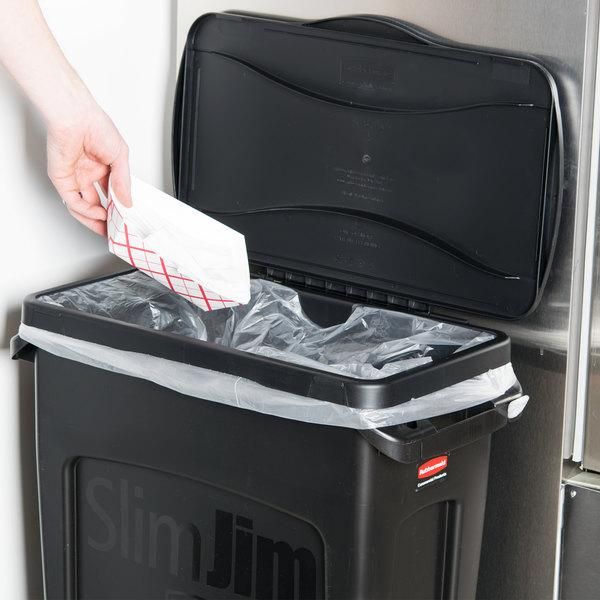 Rubbermaid Slim Jim szemetes kuka tető - felhajtható