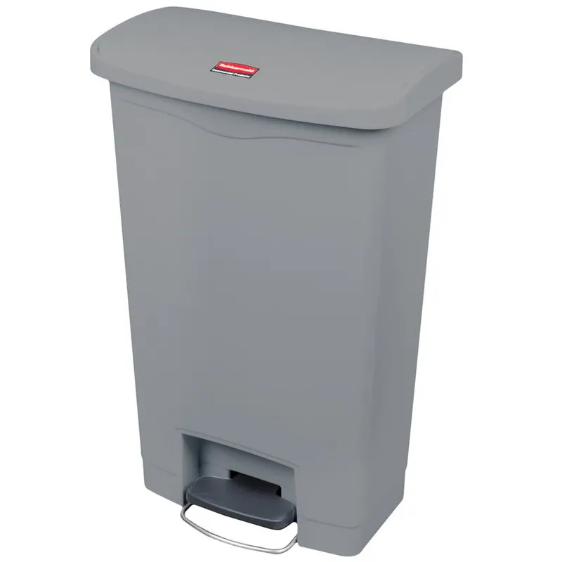 Rubbermaid Step-on keskeny szemetes kuka-szürke- 50L
