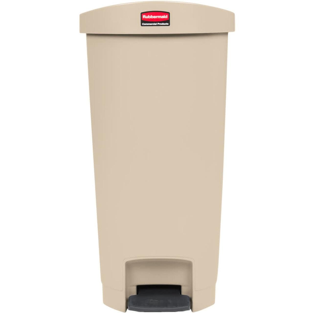 Rubbermaid Step-On szemetes kuka 50 liter- bézs- 2 irányba nyíló tetővel