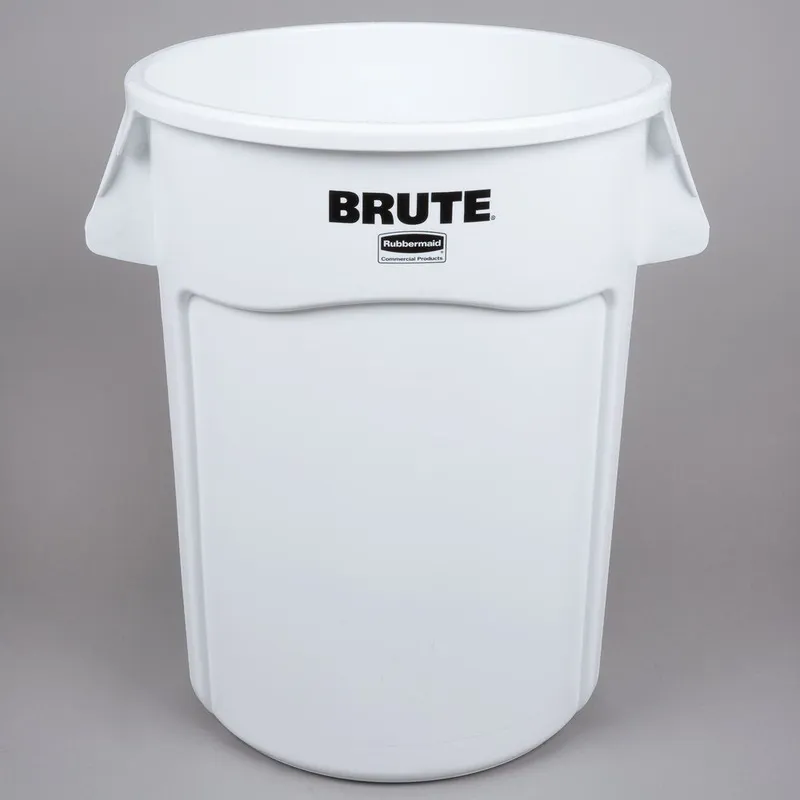 Rubbermaid Brute törhetetlen szemetes konténer- 166L -fehér