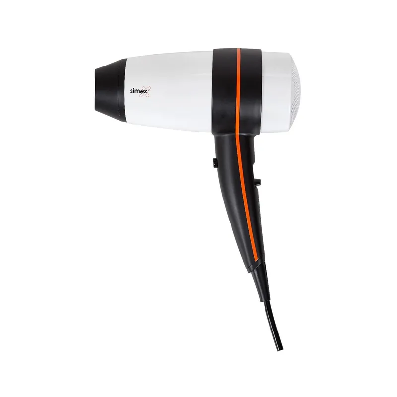 Simex hagyományos szállodai hajszárító 1800W-fehér