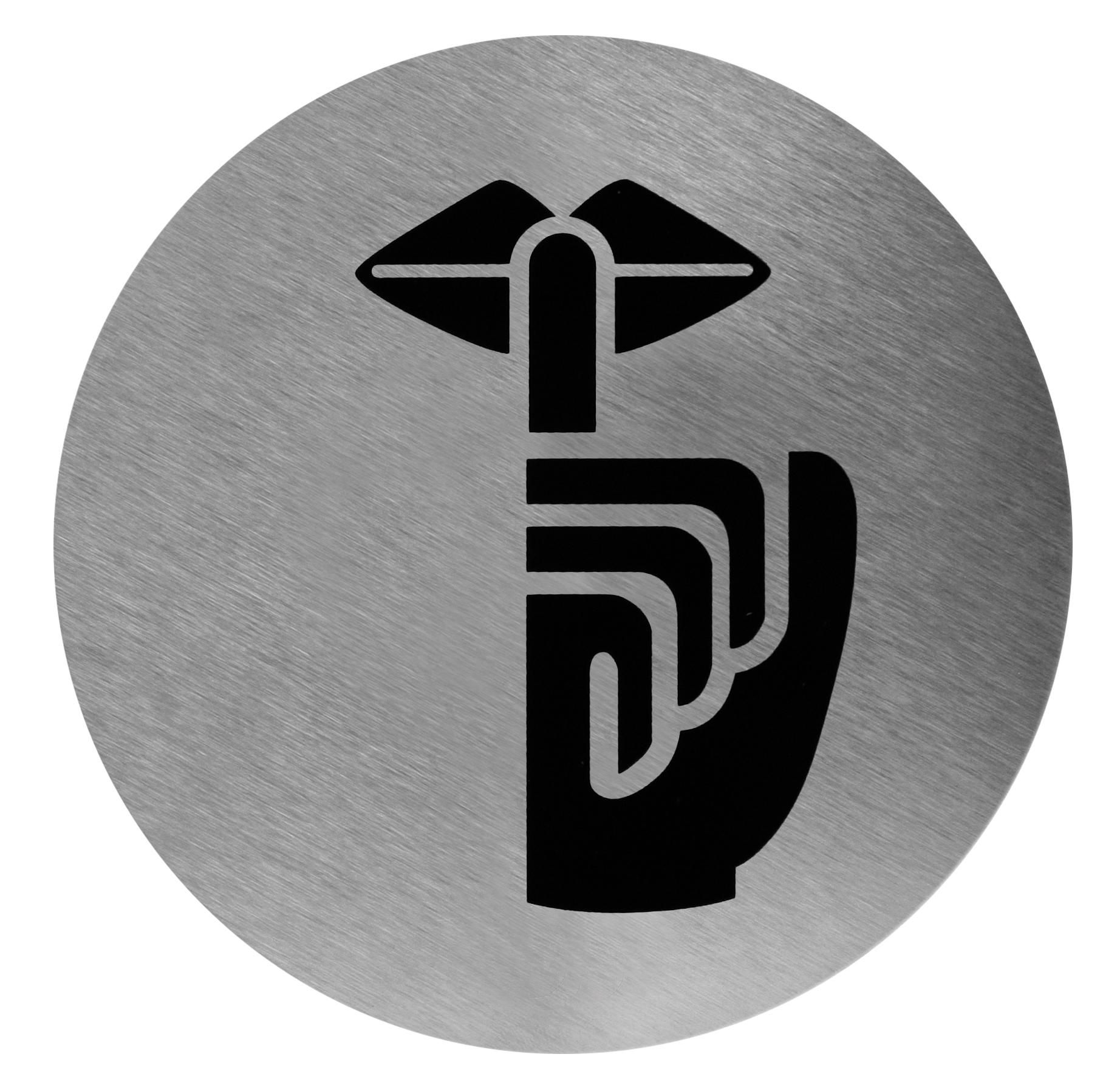 Mediclinics "csendet kérünk" piktogram