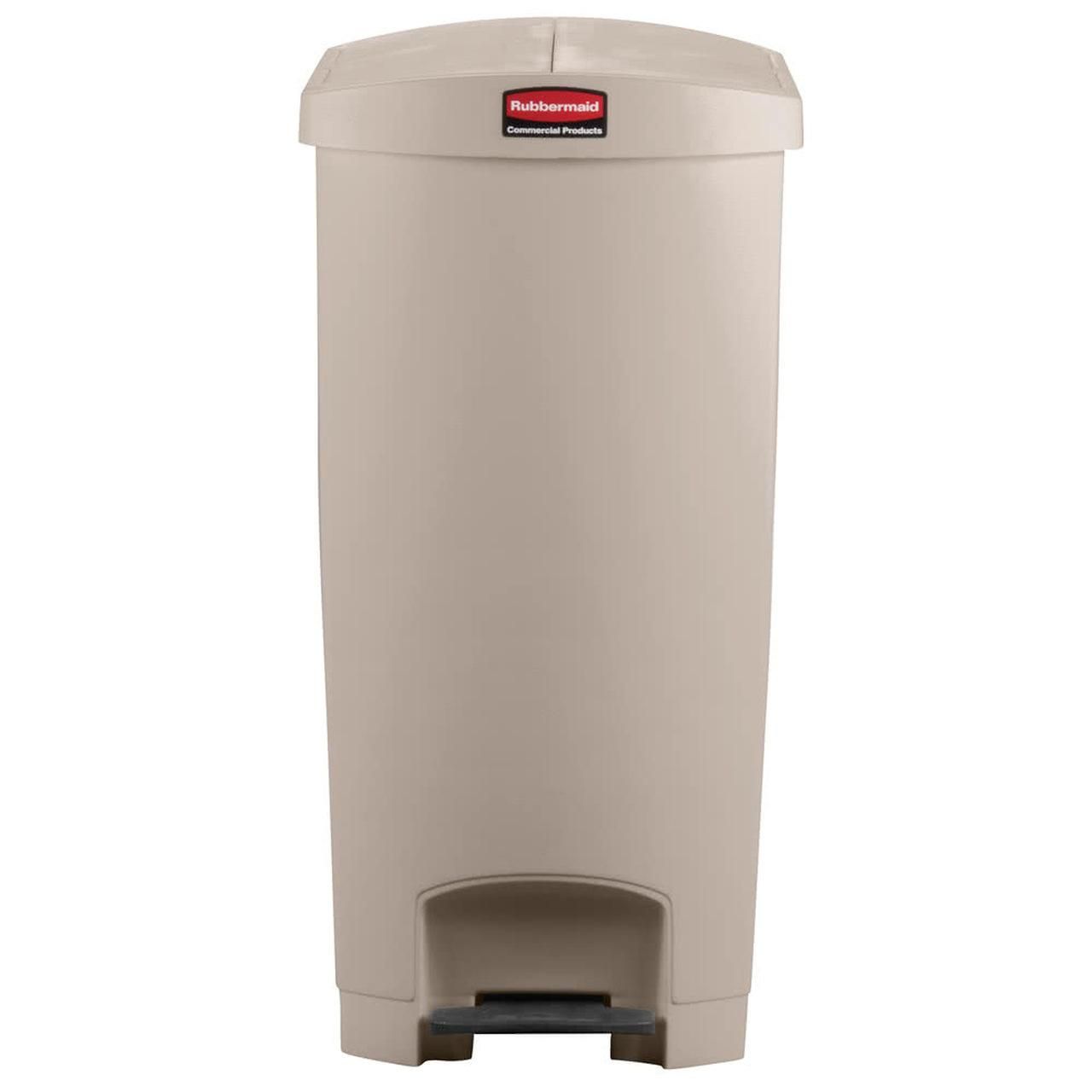Rubbermaid Step-On szemetes kuka 90 liter- bézs- 2 irányba nyíló tetővel