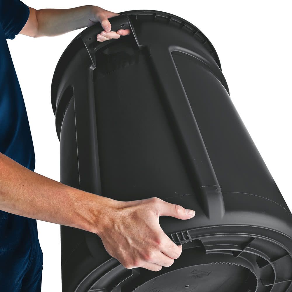 Rubbermaid Brute törhetetlen szemetes konténer-166,5 literes-fekete