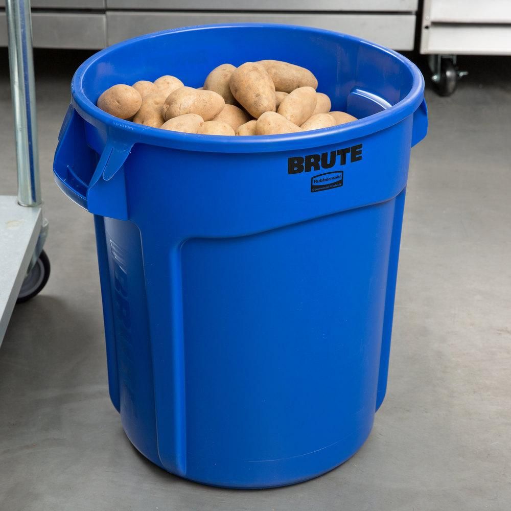 Rubbermaid Brute törhetetlen szemetes 75,7L-kék ( kartonos)