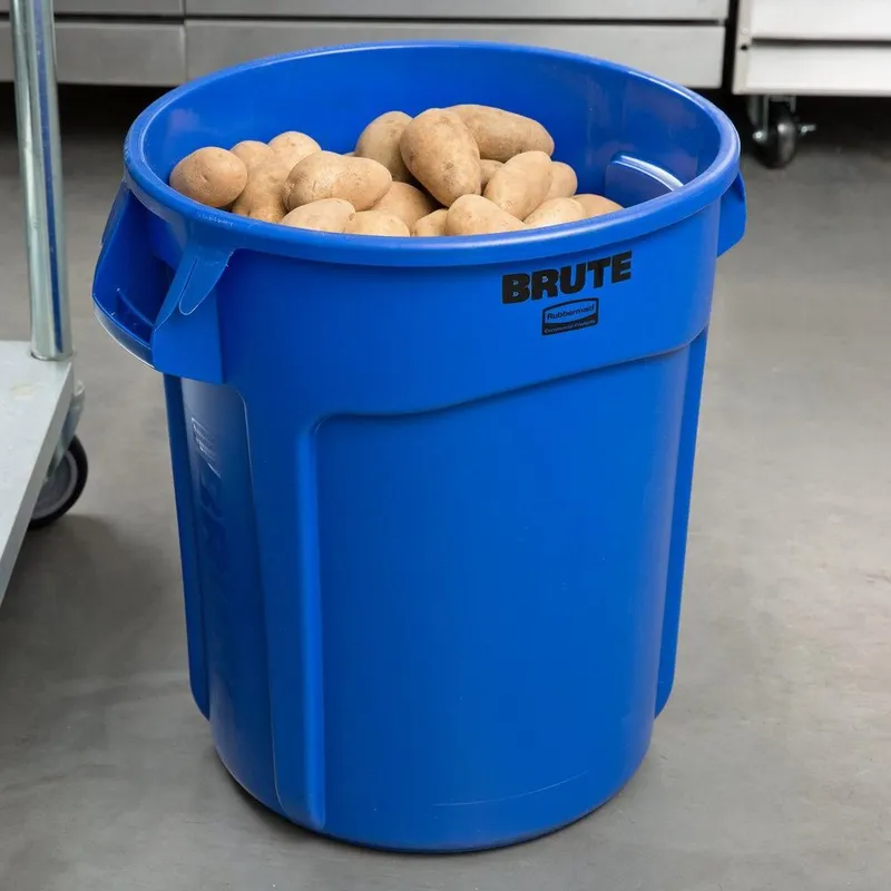 Rubbermaid Brute törhetetlen szemetes 75,7L-kék ( kartonos)