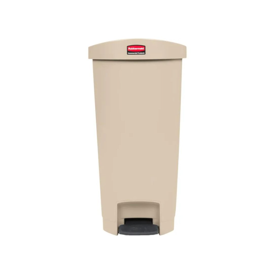 Rubbermaid Step-On szemetes kuka 50 liter- bézs- 2 irányba nyíló tetővel