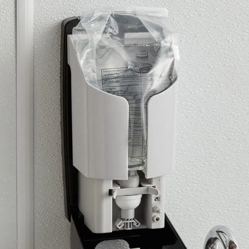 Rubbermaid 1,1L-es automata hab fertőtlenítő adagoló/szappan adagoló króm-fekete