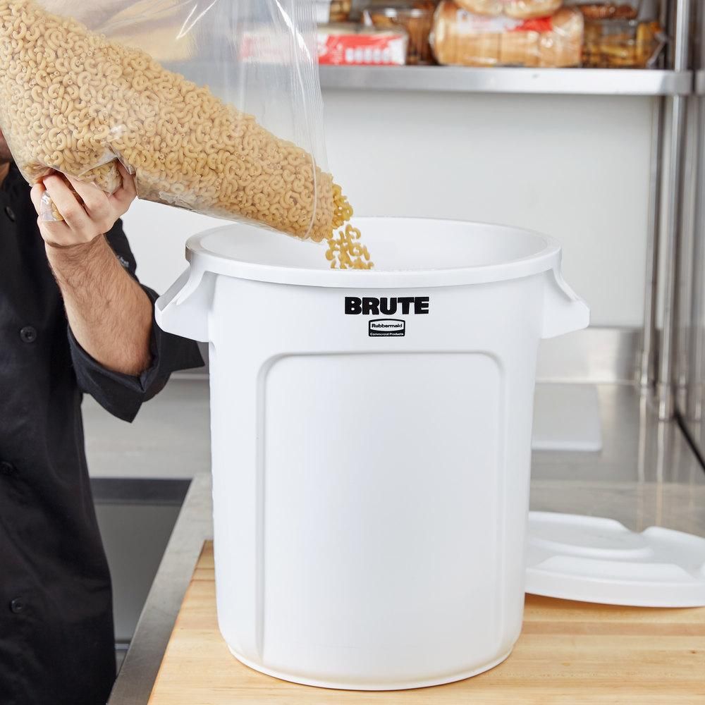 Rubbermaid Brute törhetetlen szemetes 37,9L-fehér ( kartonos) 