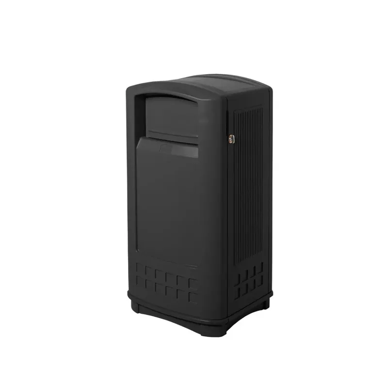 Rubbermaid kültéri nagy méretű szemetes-132,5 liter-fekete