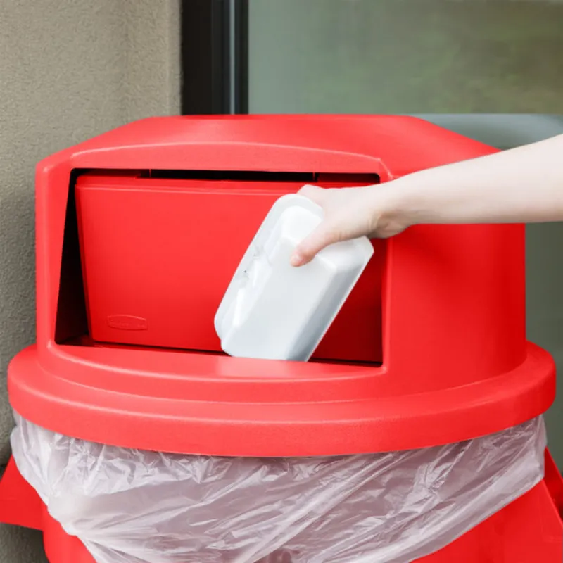 Rubbermaid Brute tető 121L-es konténerhez - piros