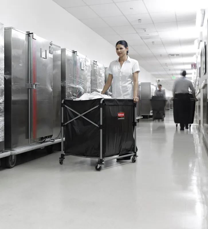 Rubbermaid X-Cart mosodai és szállodai kocsi váz ( zsák nélkül) 300L-es
