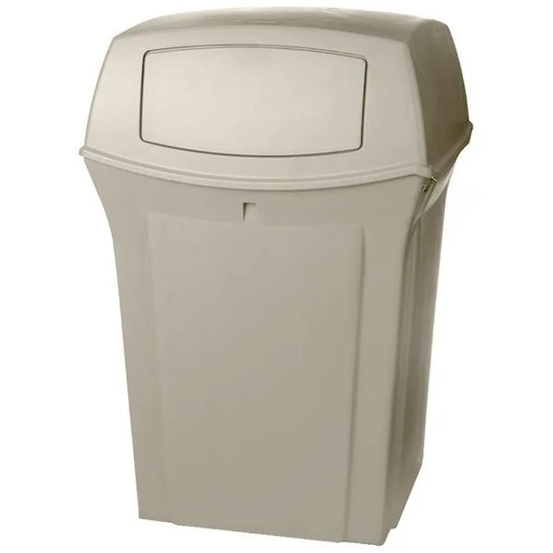 Rubbermaid Ranger kültéri szemetes, zárt 170,3L bézs