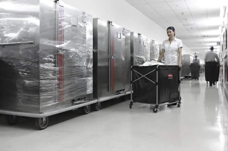 Rubbermaid X-Cart tároló zsák mosodai kocsihoz- 300L fekete színben