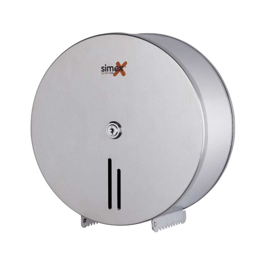 Simex acél ipari wc papír adagoló-szatén-Ø250mm