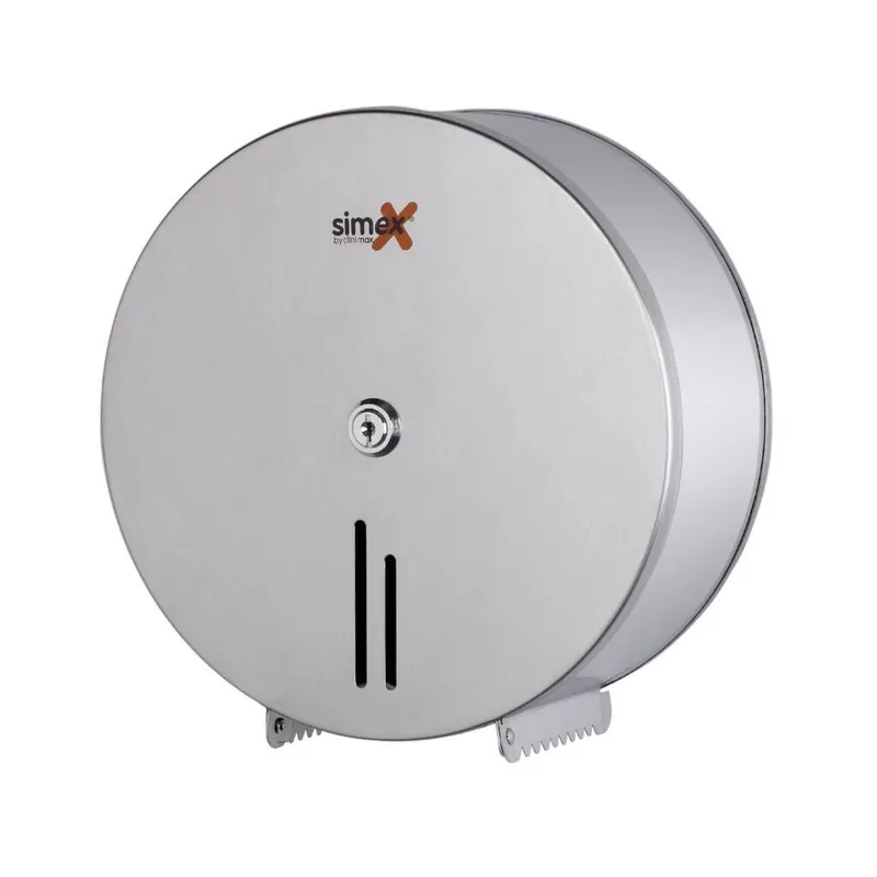 Simex acél ipari wc papír adagoló-szatén-Ø250mm