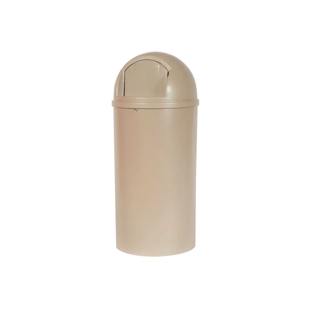 Rubbermaid Marshal-billenőfedeles szemetes-bézs-95l-UV védelemmel