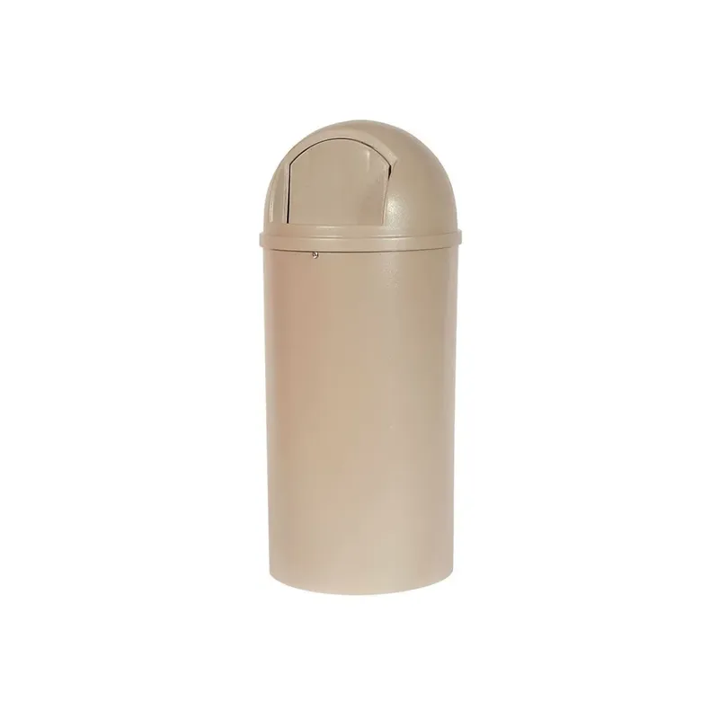 Rubbermaid Marshal-billenőfedeles szemetes-bézs-95l-UV védelemmel