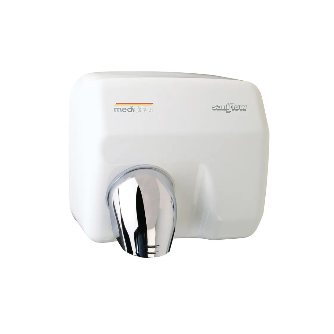 Mediclinics saniflow automata kézszárító-acél-fehér