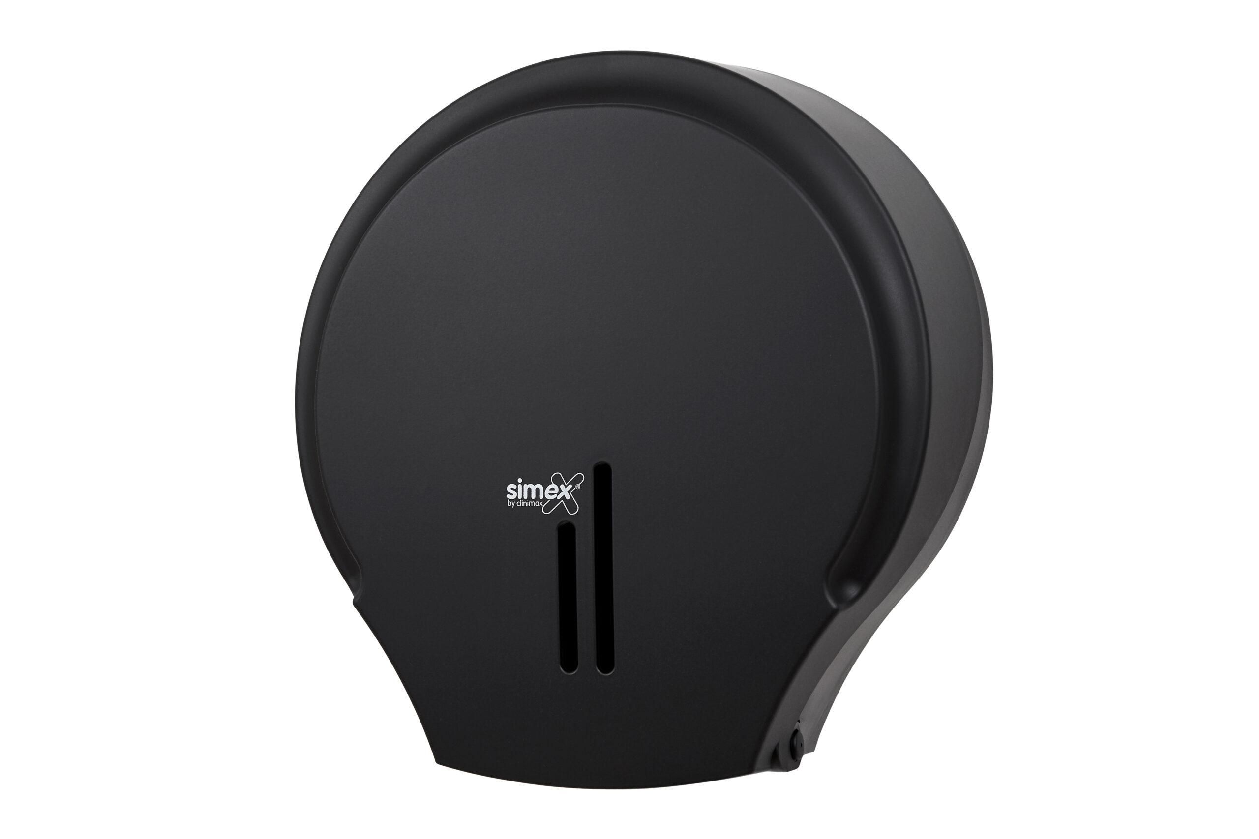 Simex Elegance fali wc papír adagoló - fekete