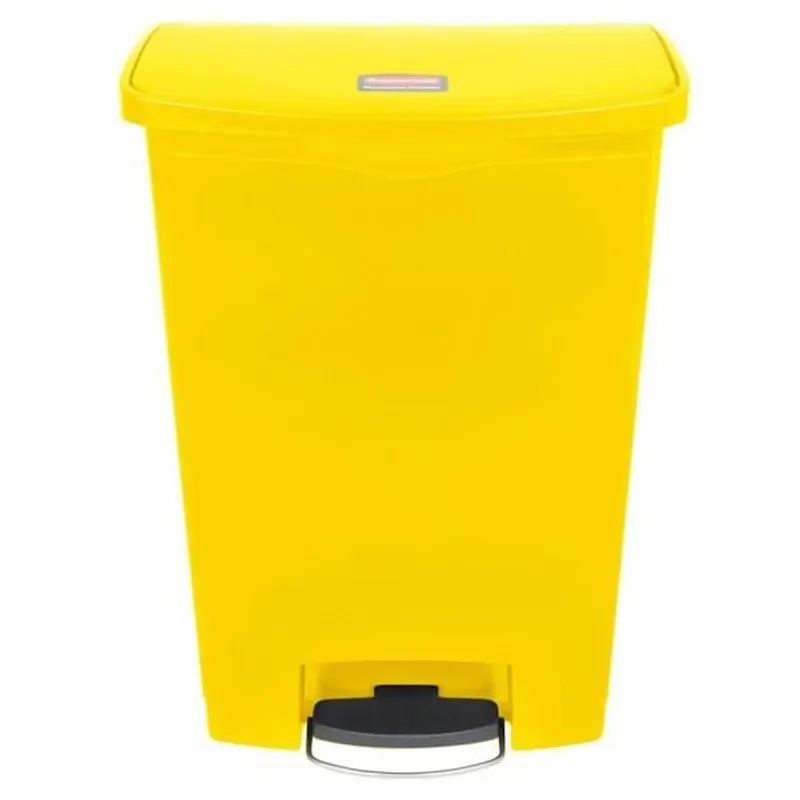 Rubbermaid Step-on keskeny pedálos szemetes-sárga- 90L