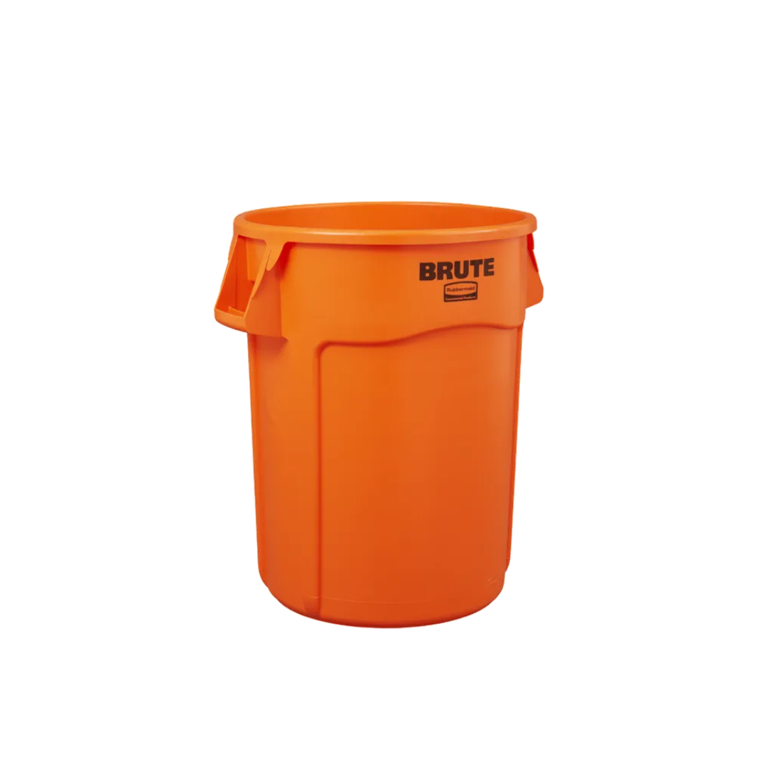 Rubbermaid Brute törhetetlen szemetes konténer 121L-narancs