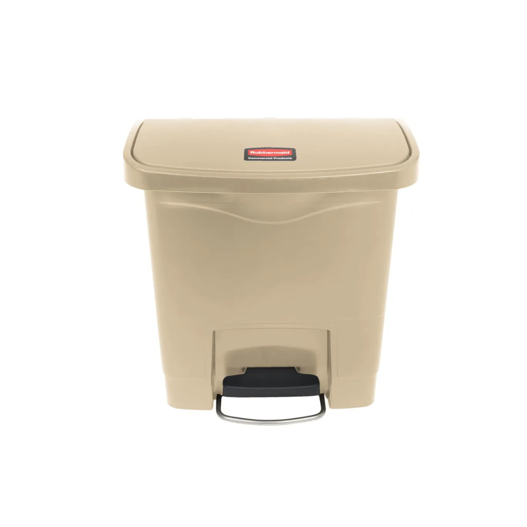 Rubbermaid Step-On keskeny pedálos szemetes kuka-15L-bézs
