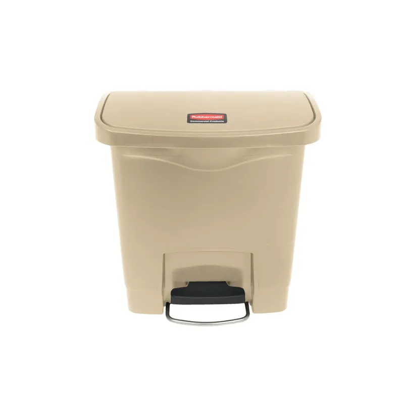 Rubbermaid Step-On keskeny pedálos szemetes kuka-15L-bézs